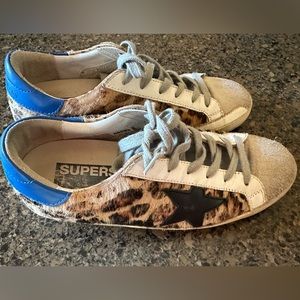 GUC Leopard Print Golden Goose Superstar